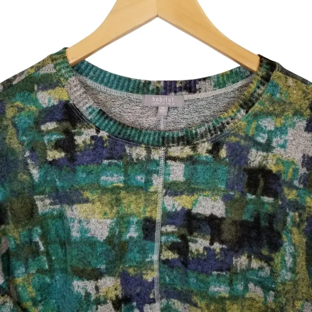 Habitat Women's Soft Boxy Relaxed Fit Casual Pullover Sweater Size XS